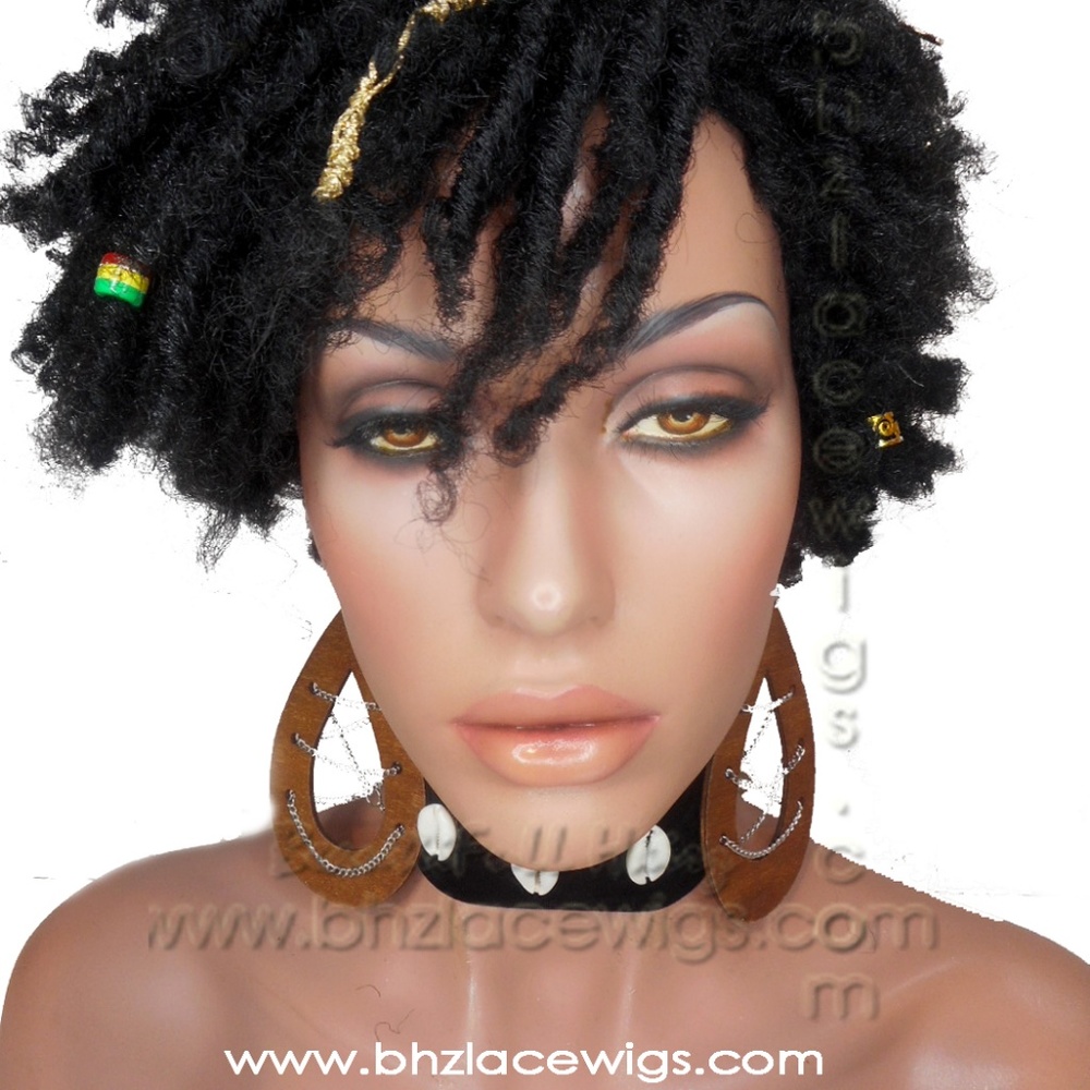 Zafira Full cap TWIST OUT wig faux locs dreadlocks - Picture 3 of 8
